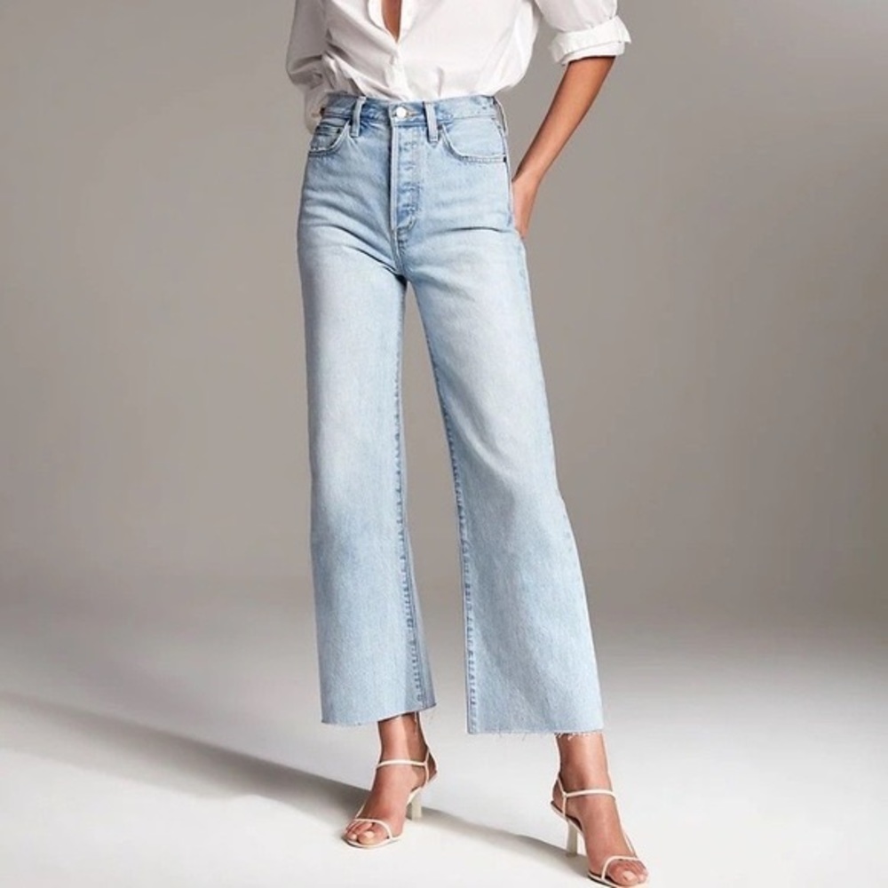 Denim Forum Farrah Wide Leg Jeans